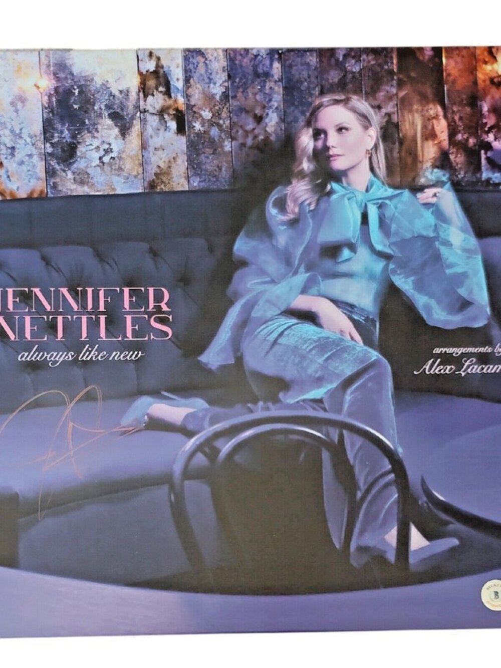 Jennifer Nettles Signed Always Like New Vinyl Beckett BAS BA91049